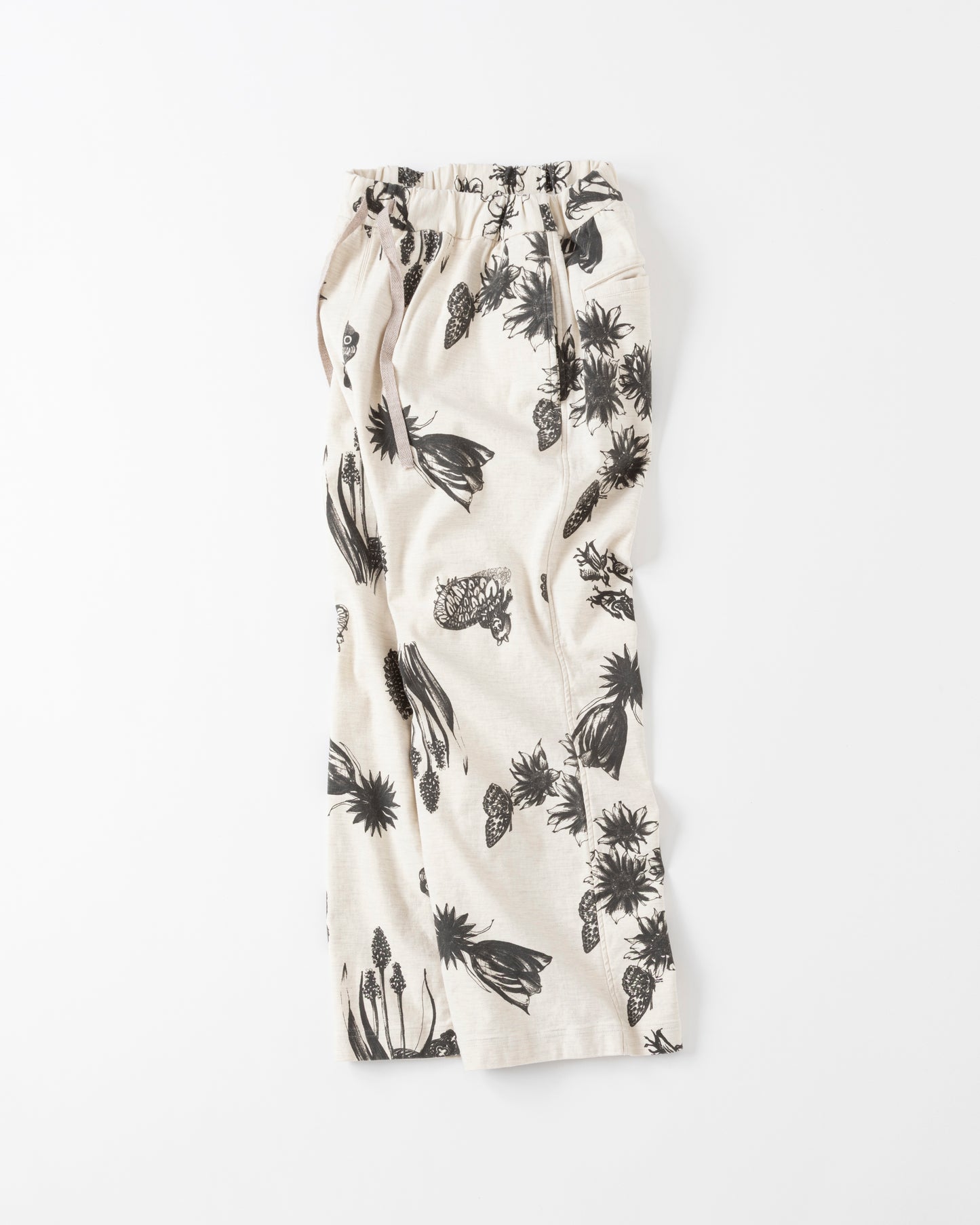 BAGGY EASY PANTS - Drawing Sumi Print Doble -
