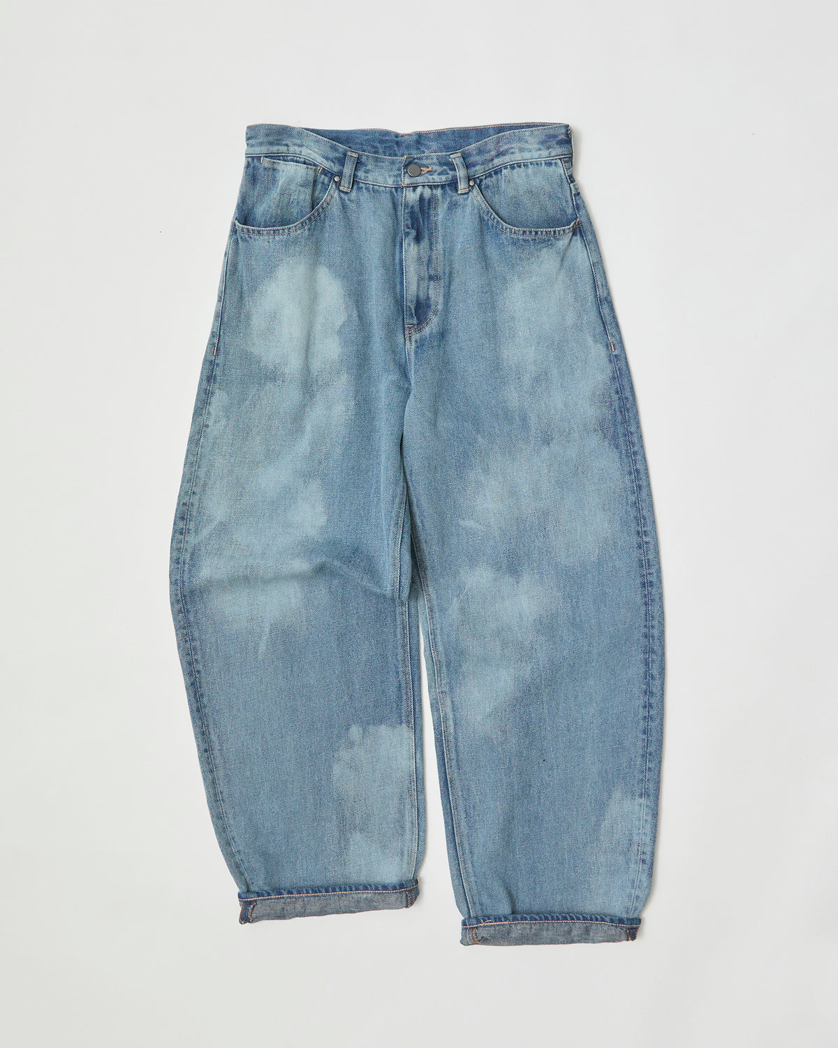 5POCKET PANT- Kakishibu Linen Denim -