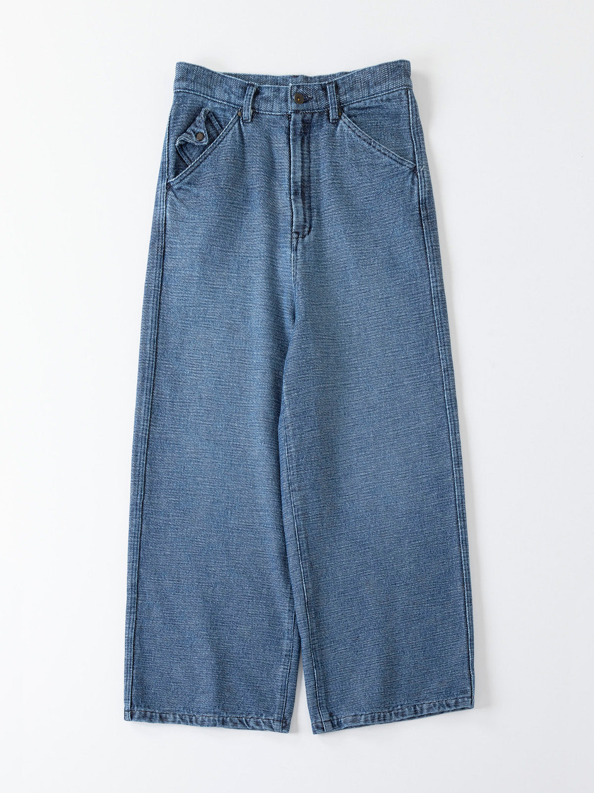 BAGGY PANTS - Super Big  Slub FAB -