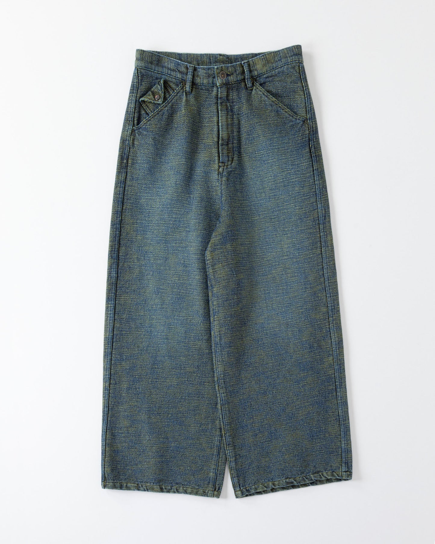 BAGGY PANTS - Super Big  Slub FAB -