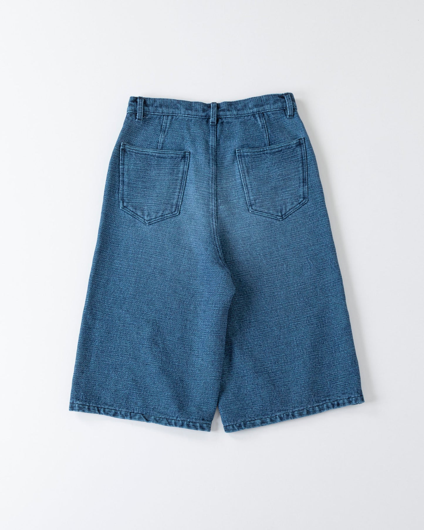 BAGGY CROPPED PANTS - Super Big  Slub FAB -