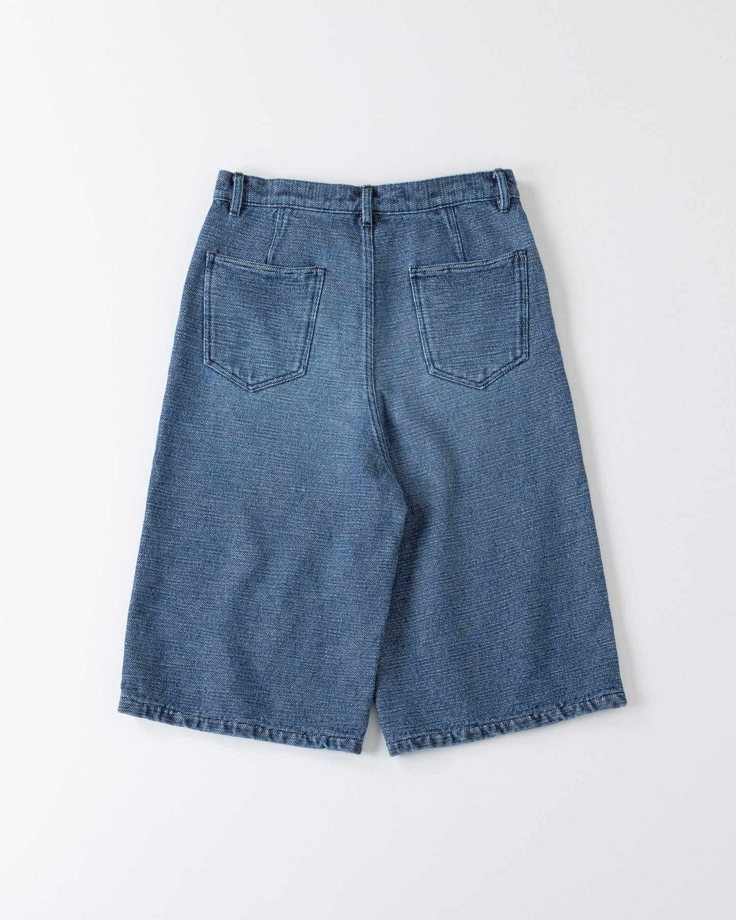 BAGGY CROPPED PANTS - Super Big  Slub FAB -