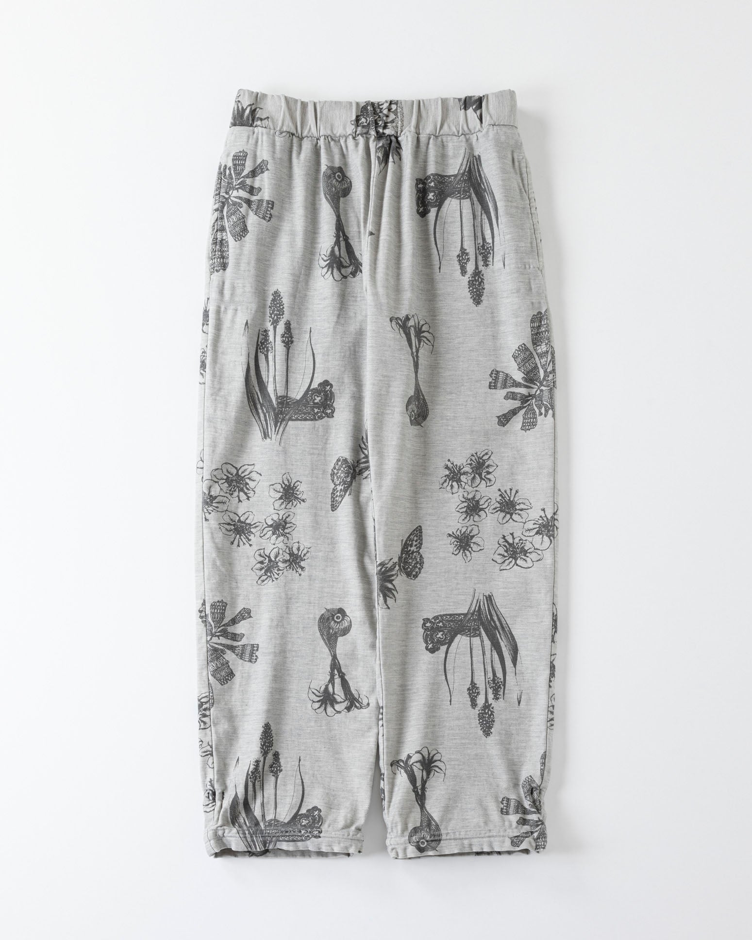 EASY PANTS - Drawing Print Doble Cloth -