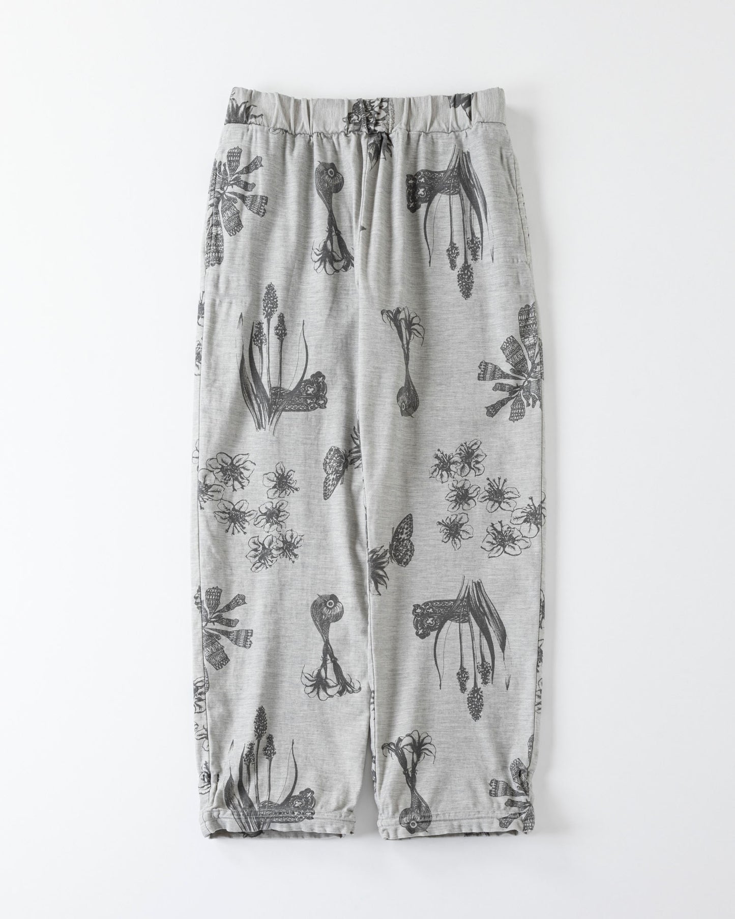 EASY PANTS - Drawing Print Doble Cloth -