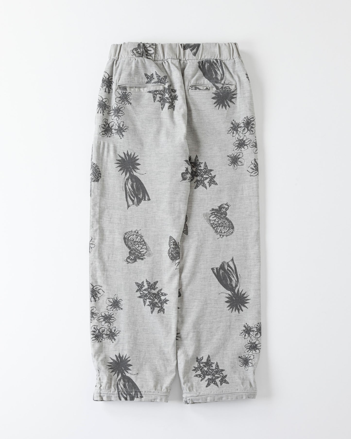 EASY PANTS - Drawing Print Doble Cloth -
