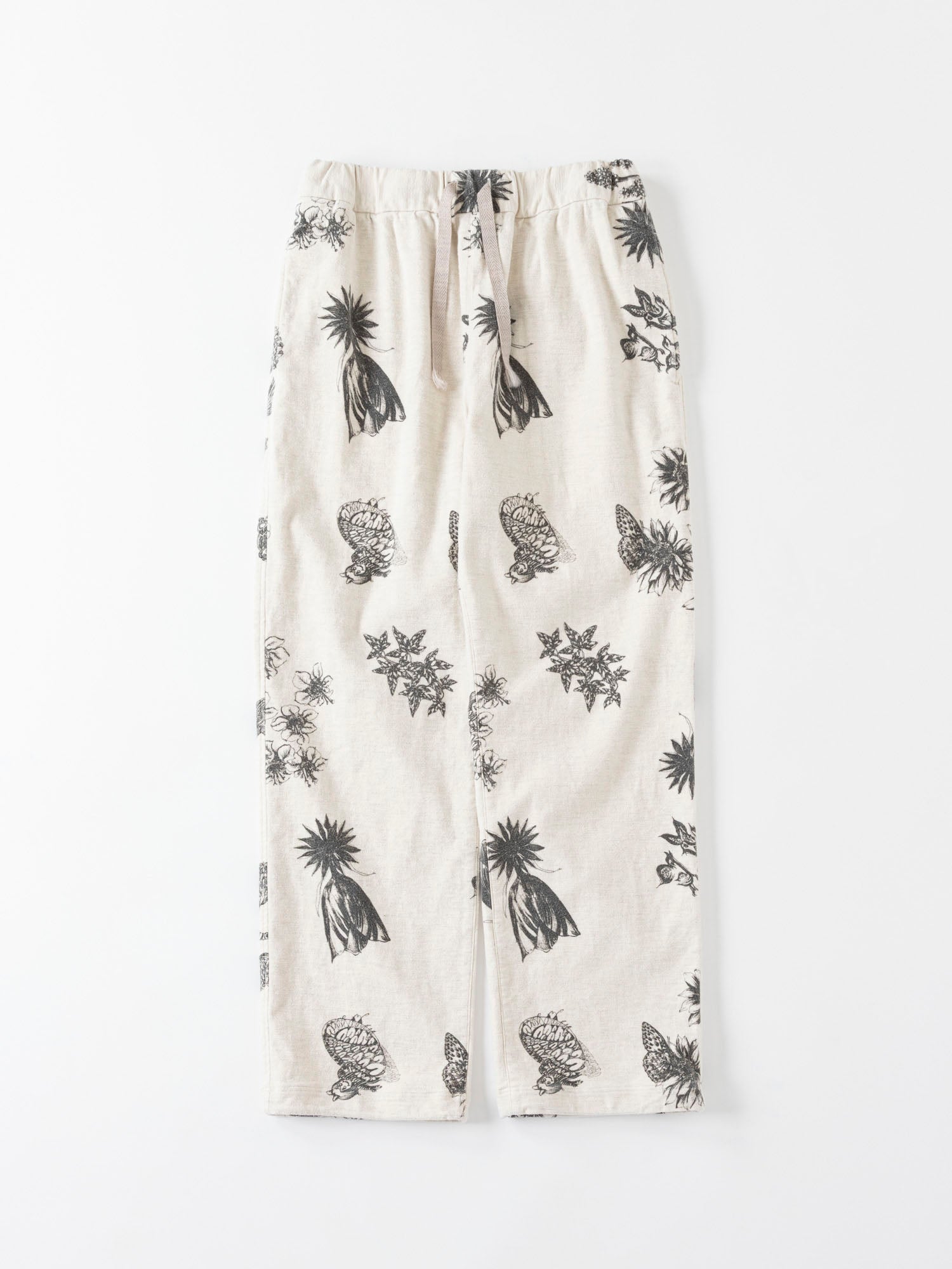 EASY PANTS - Drawing Sumi Print Doble＋Needle -