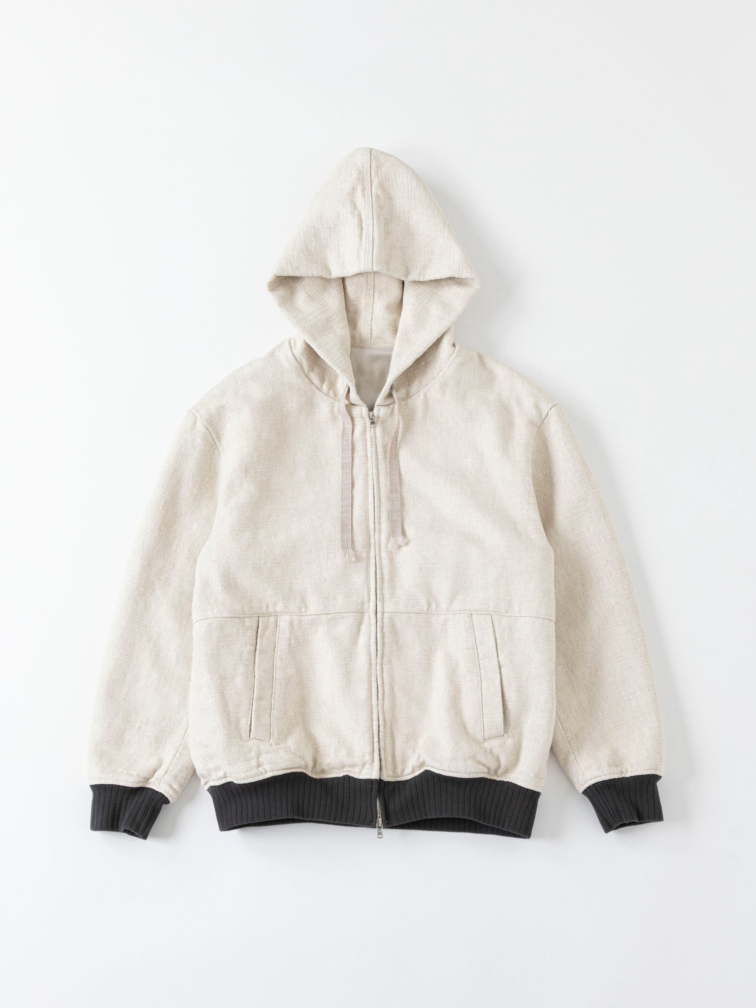 RIB HOODED - Super Big Slub FAB -