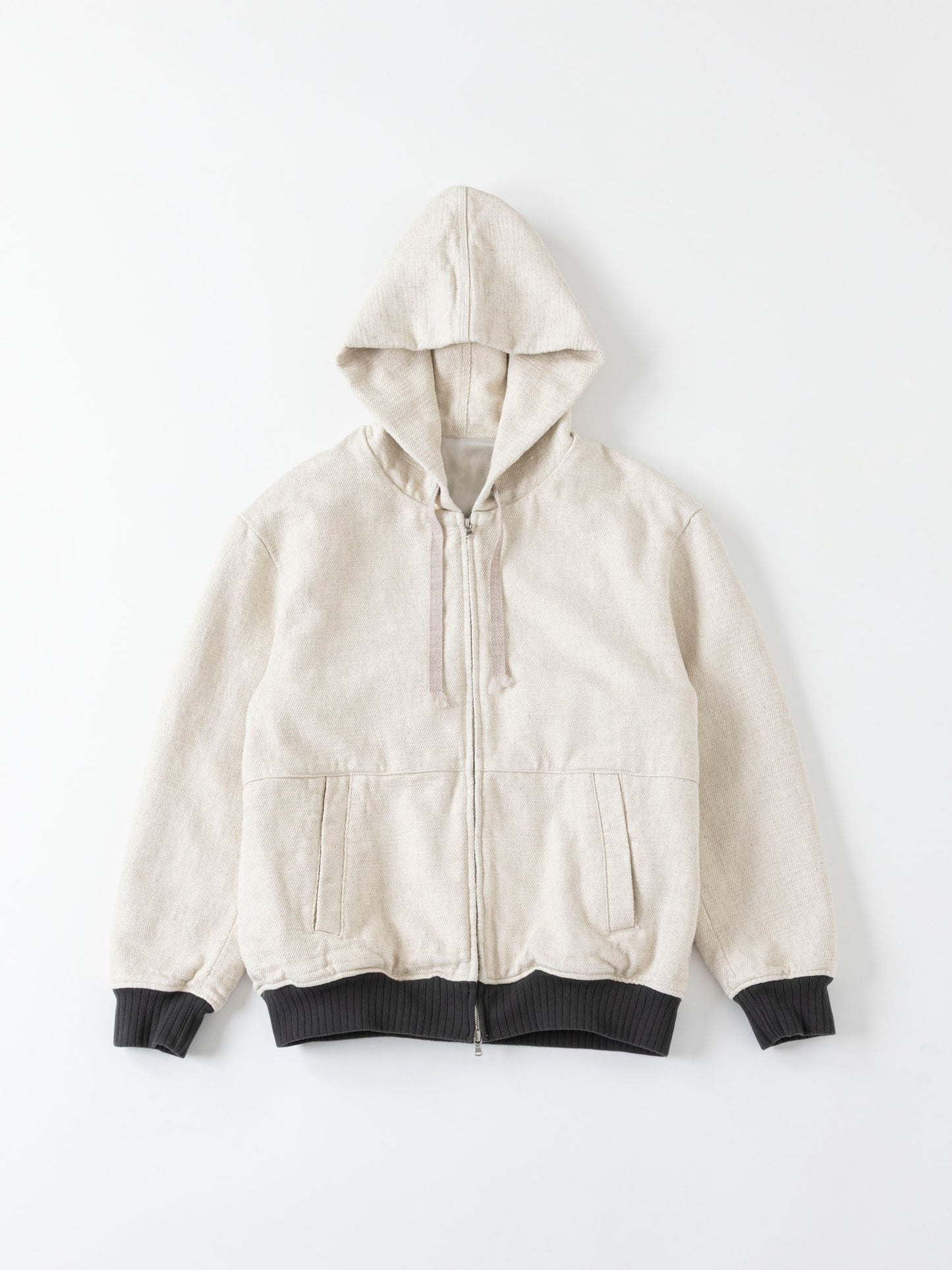 RIB HOODED - Super Big Slub FAB -