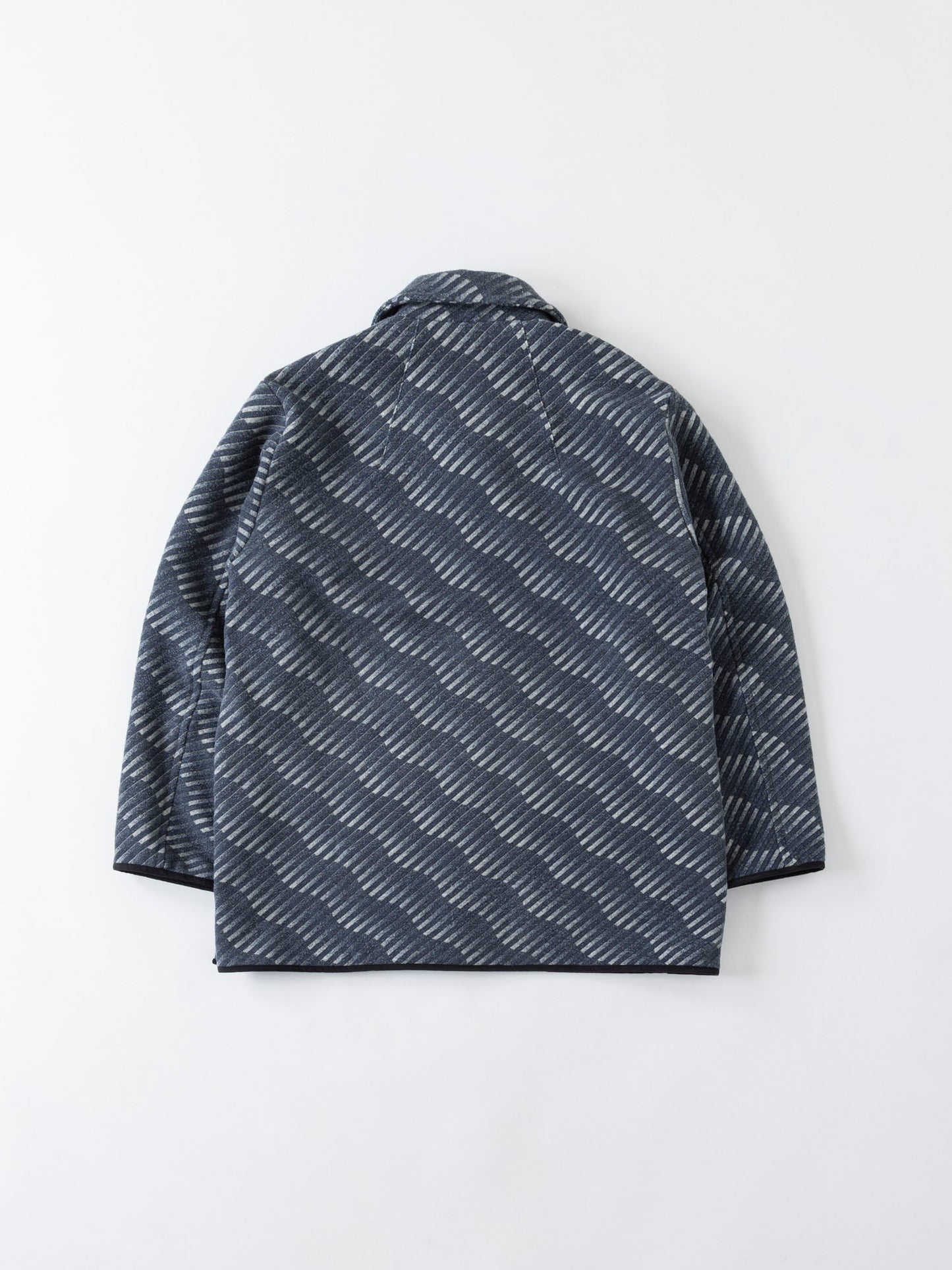 WAVE PATTERN JACKET - Drawing Sumi Indigo Print -