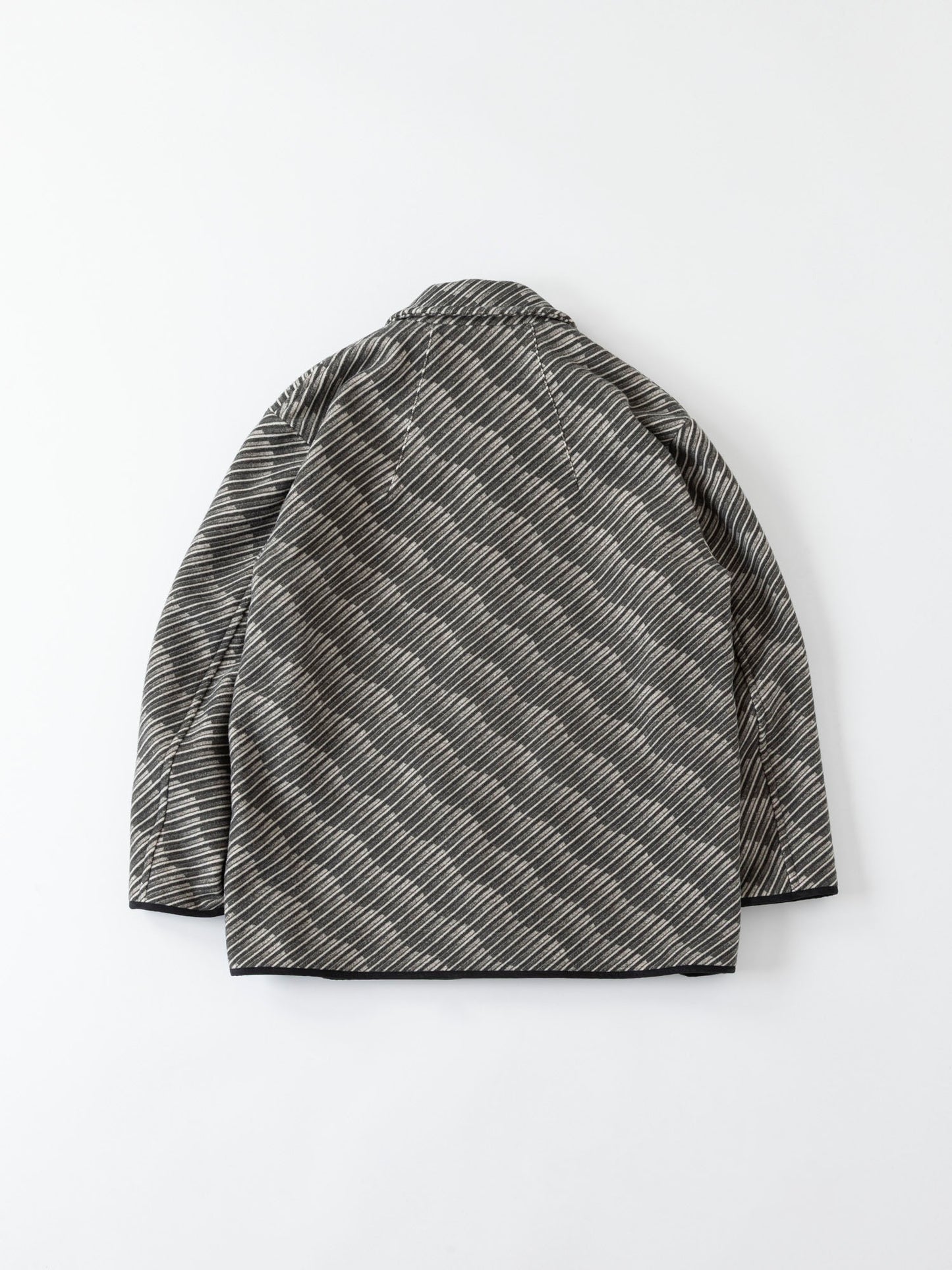 WAVE PATTERN JACKET - Drawing Sumi Indigo Print -