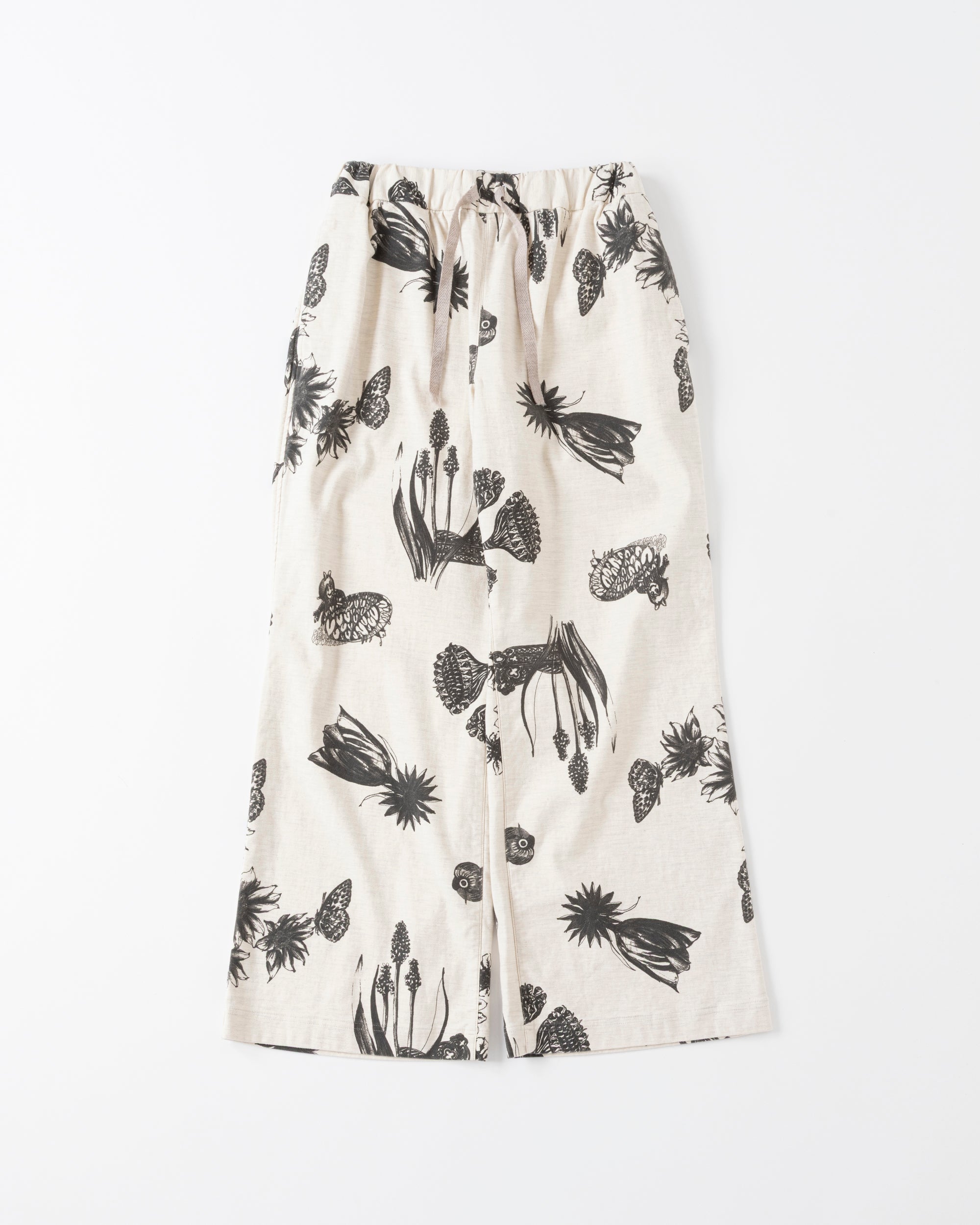 BAGGY EASY PANTS - Drawing Sumi Print Doble -