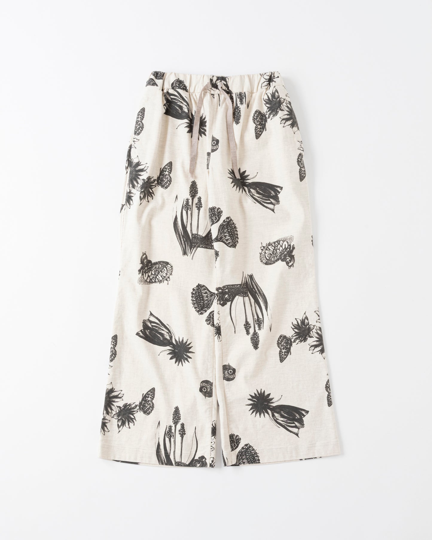 BAGGY EASY PANTS - Drawing Sumi Print Doble -