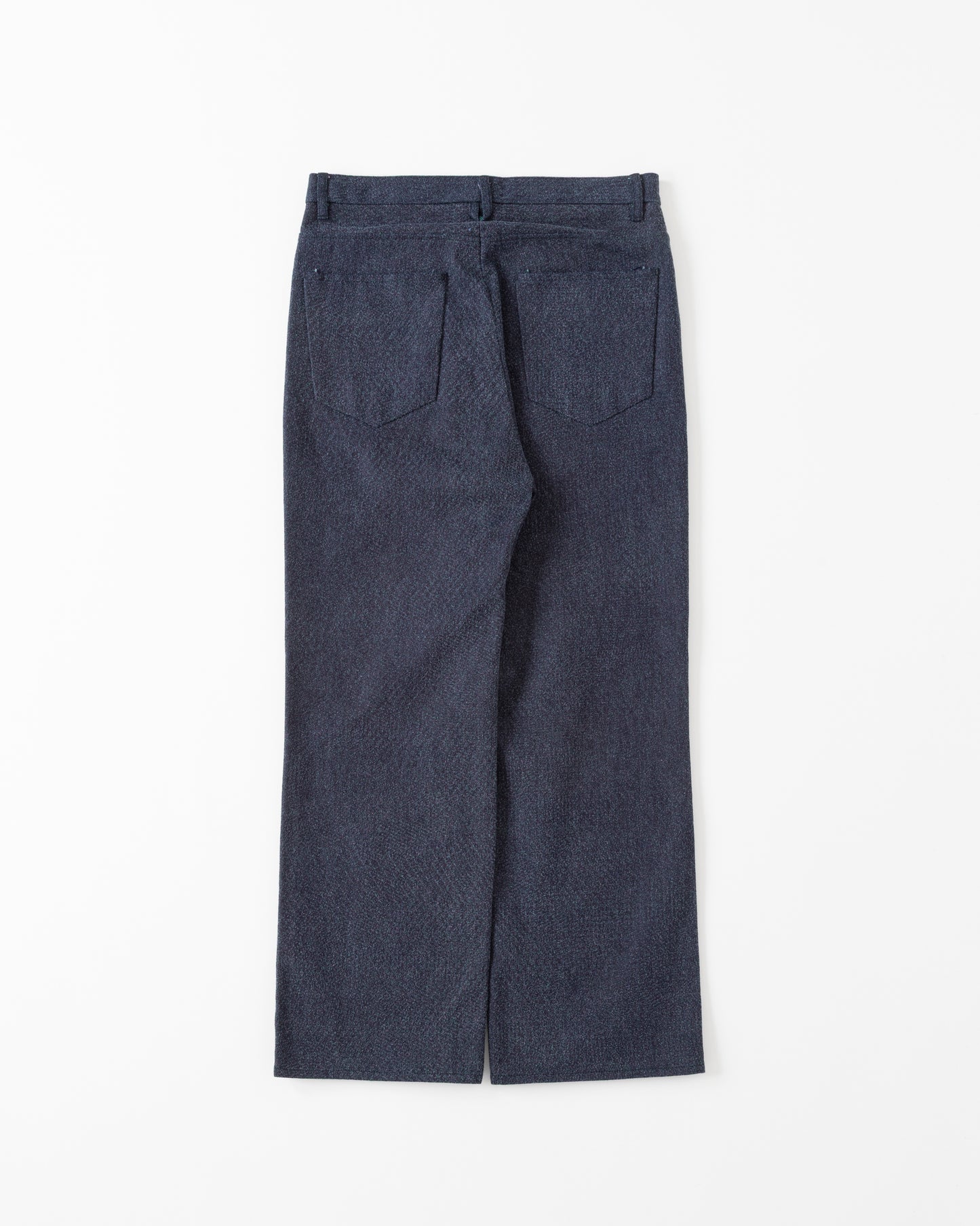 DENIM STRAIGHT TROUSER - 12.5oz Rainbow Denim ＋Needles Punch-