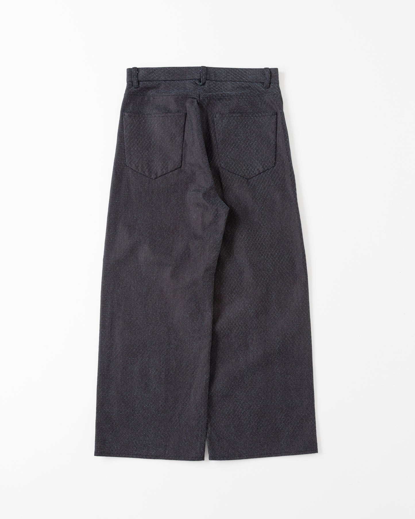 DENIM CURVY LEG TROUSER - 12.5oz Rainbow Denim + SUMI ＋Needles Punch -