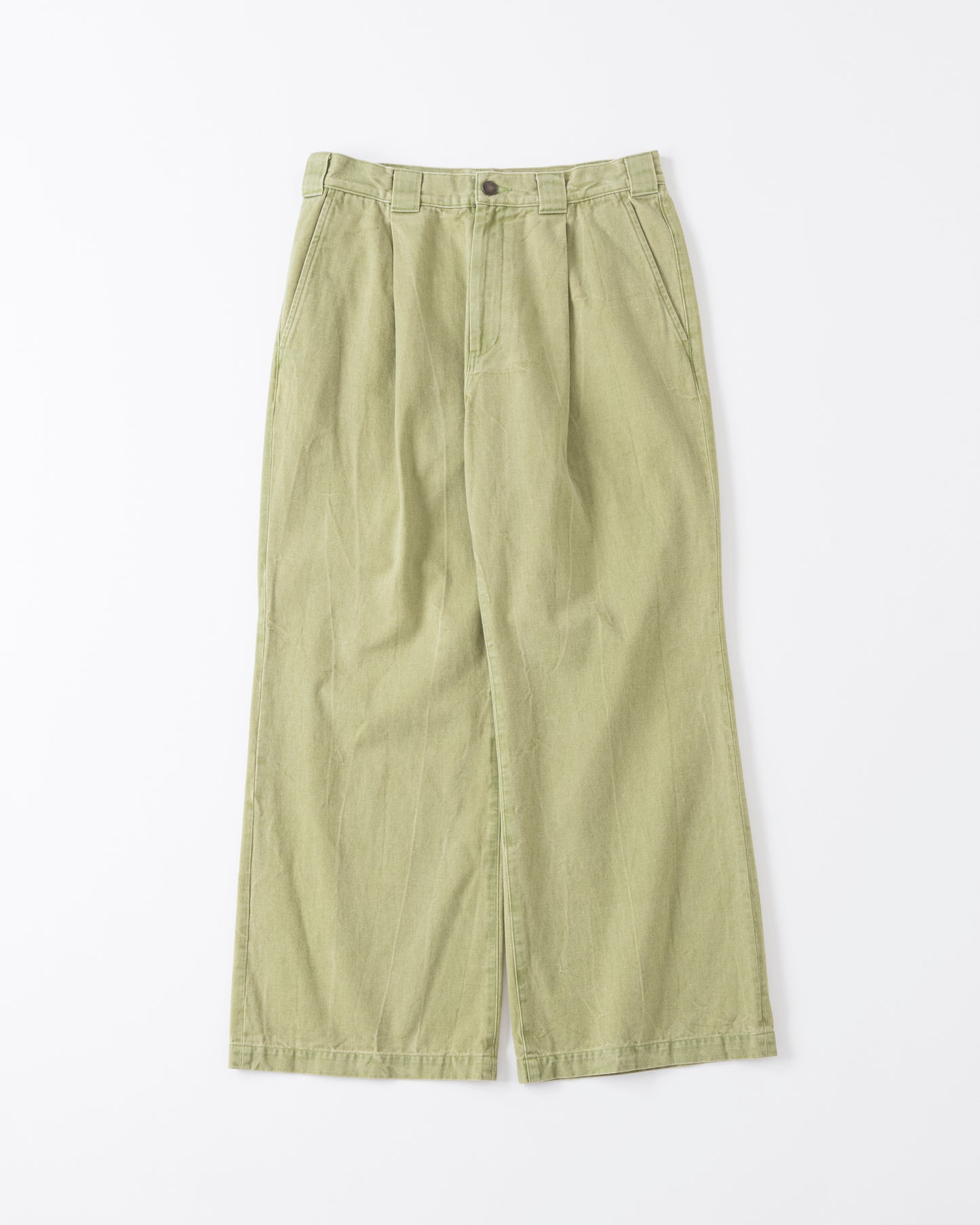 BAGGY CHINO TROUSER - Pigment Print Chino Cloth -