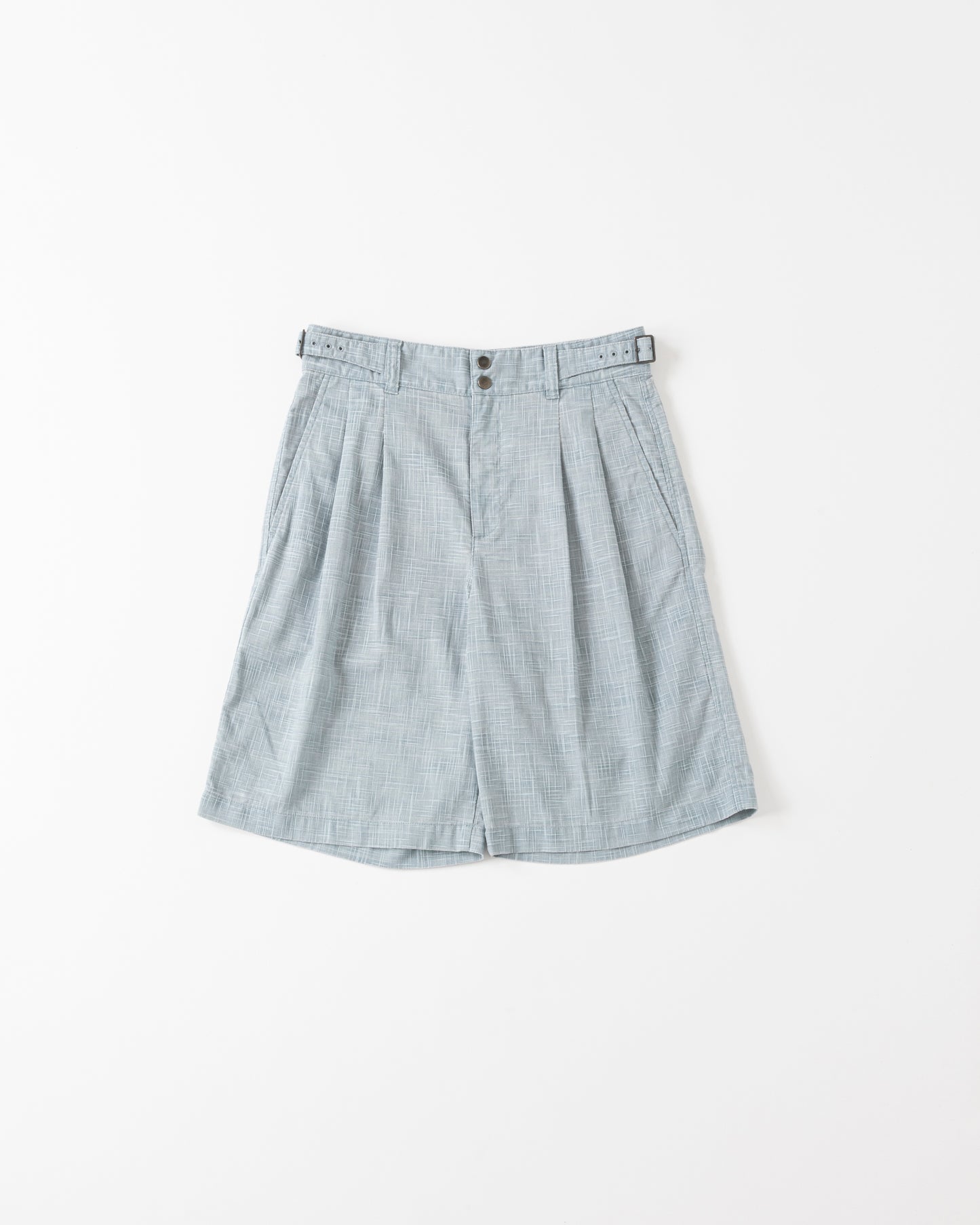 GRUKHA SHORTS - Kasuri Fab＋Overdye-
