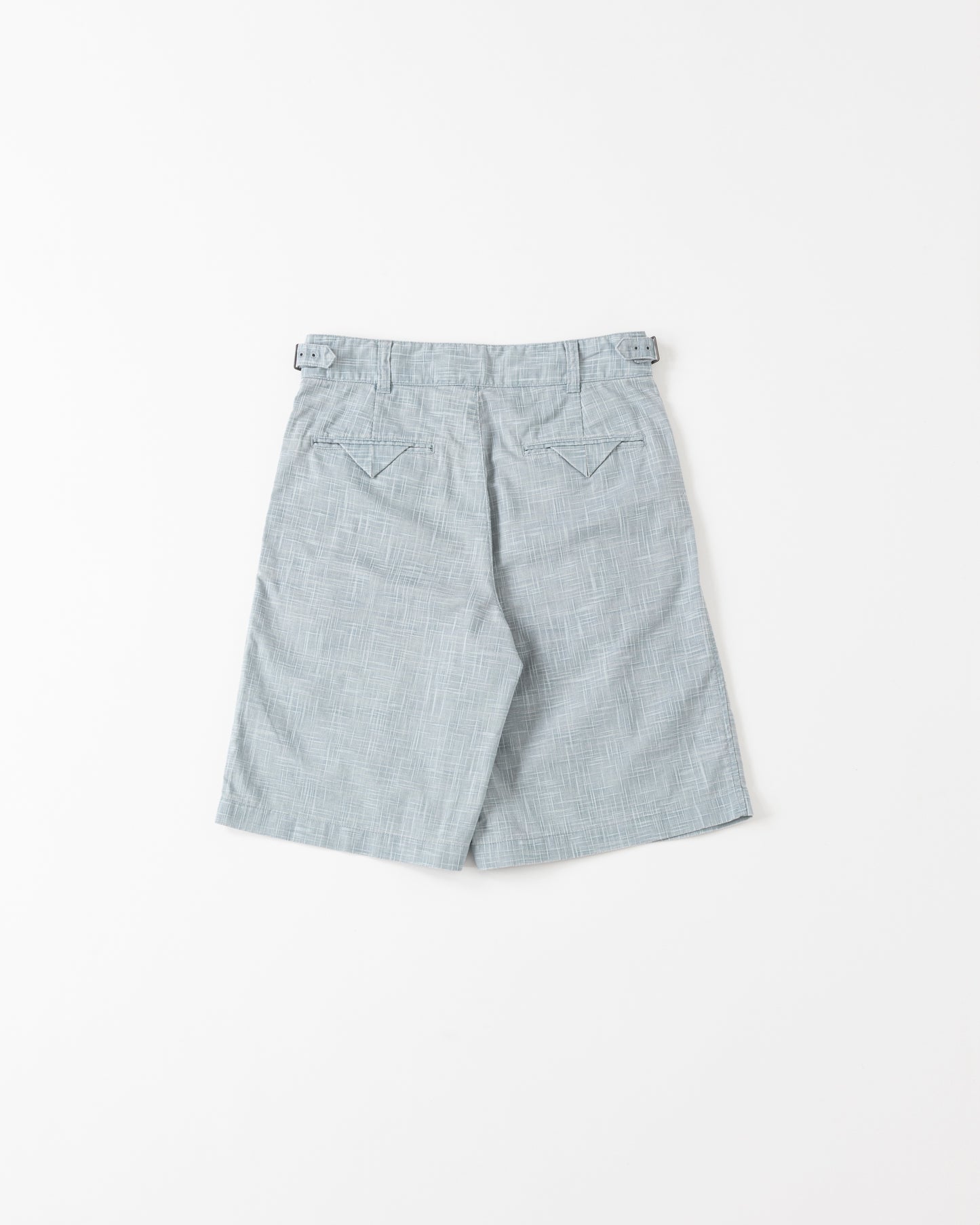 GRUKHA SHORTS - Kasuri Fab＋Overdye-