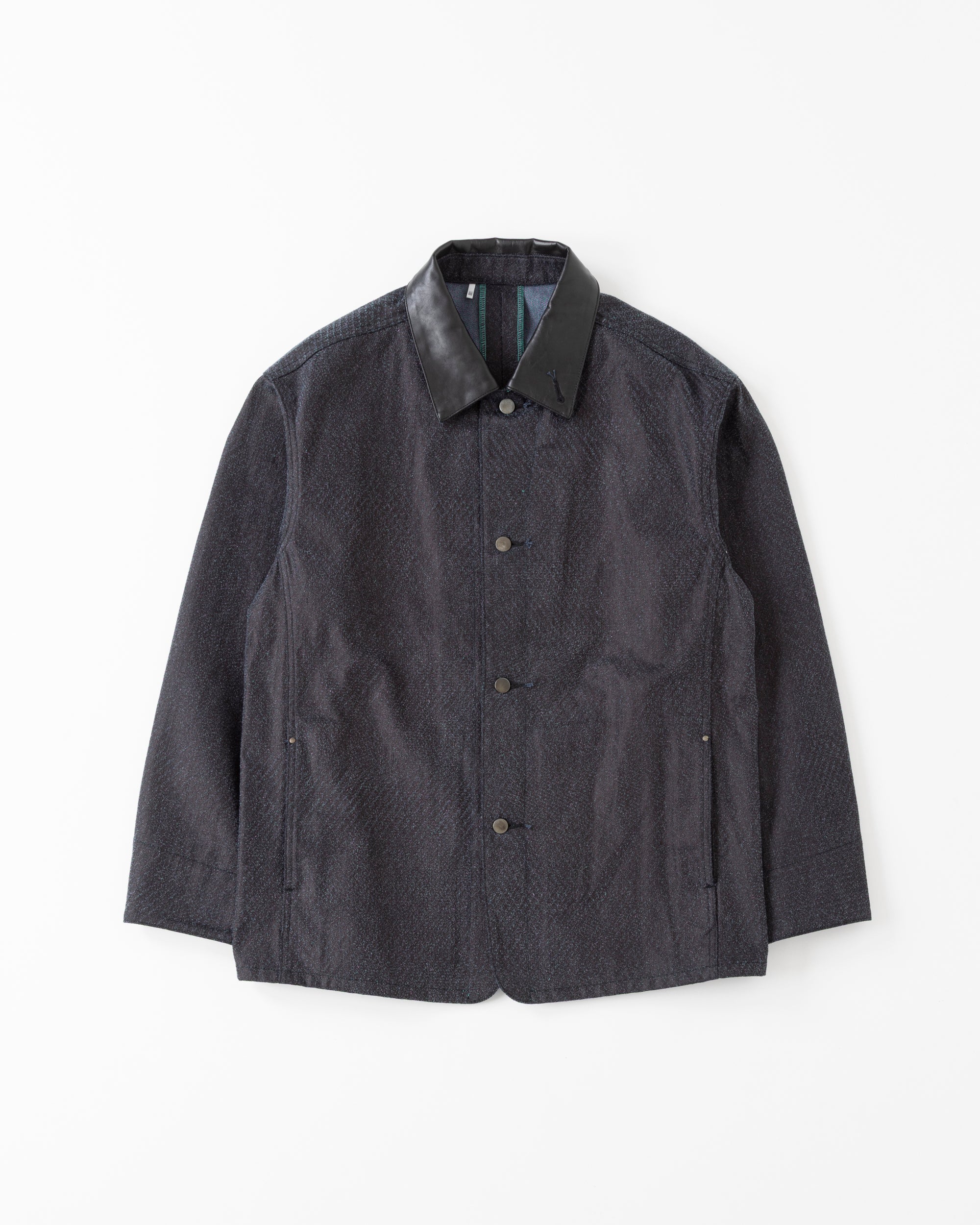 DENIM WORK JACKET - 12.5oz Rainbow Denim + SUMI ＋Needles Punch -
