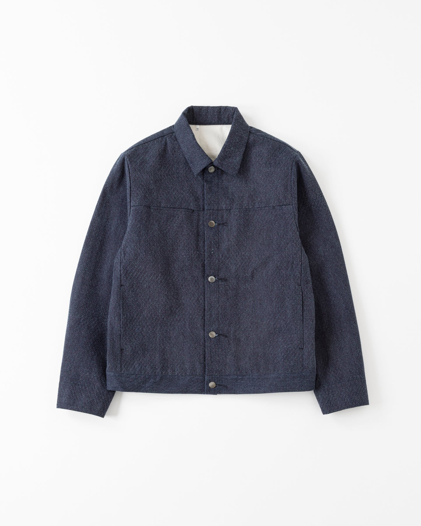 DENIM TRUCKER JACKET - 12.5oz Rainbow Denim ＋Needles Punch-