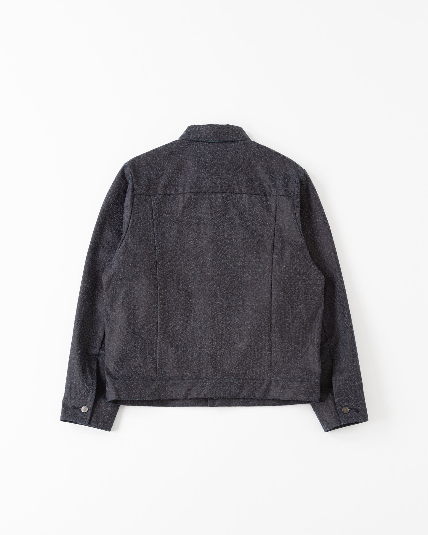 DENIM TRUCKER JACKET - 12.5oz Rainbow Denim + SUMI ＋Needles Punch -