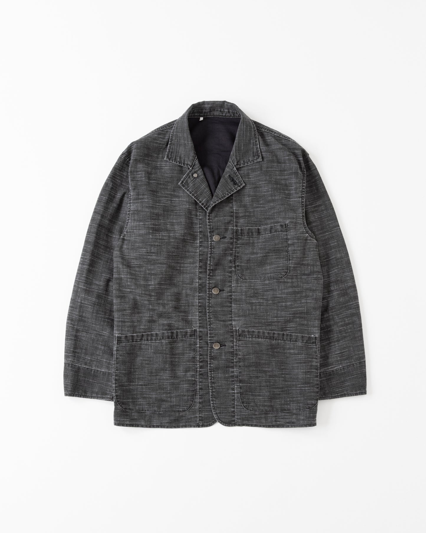 WORK JACKET - Kasuri Fab ＋Overdye -