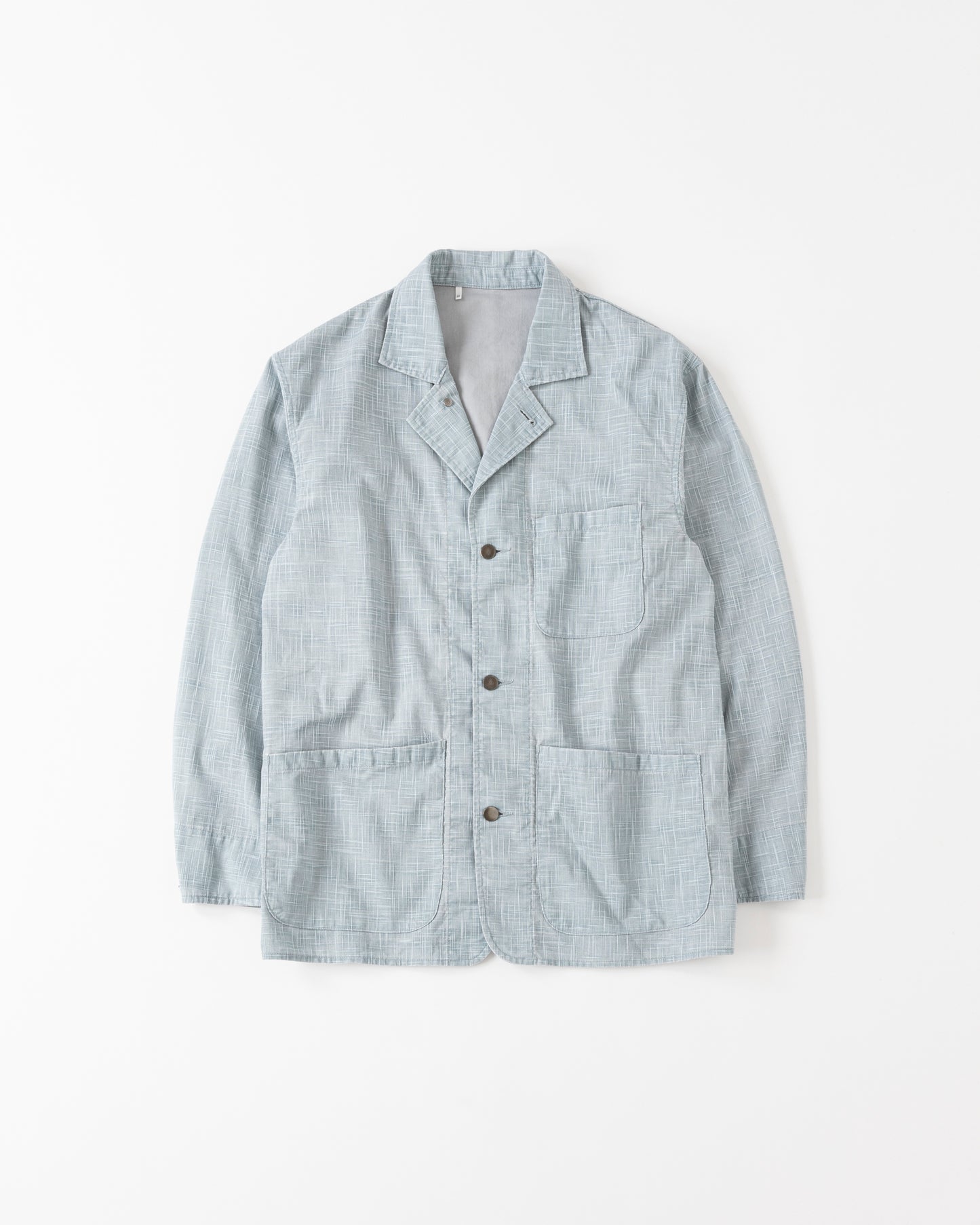 WORK JACKET - Kasuri Fab ＋Overdye -