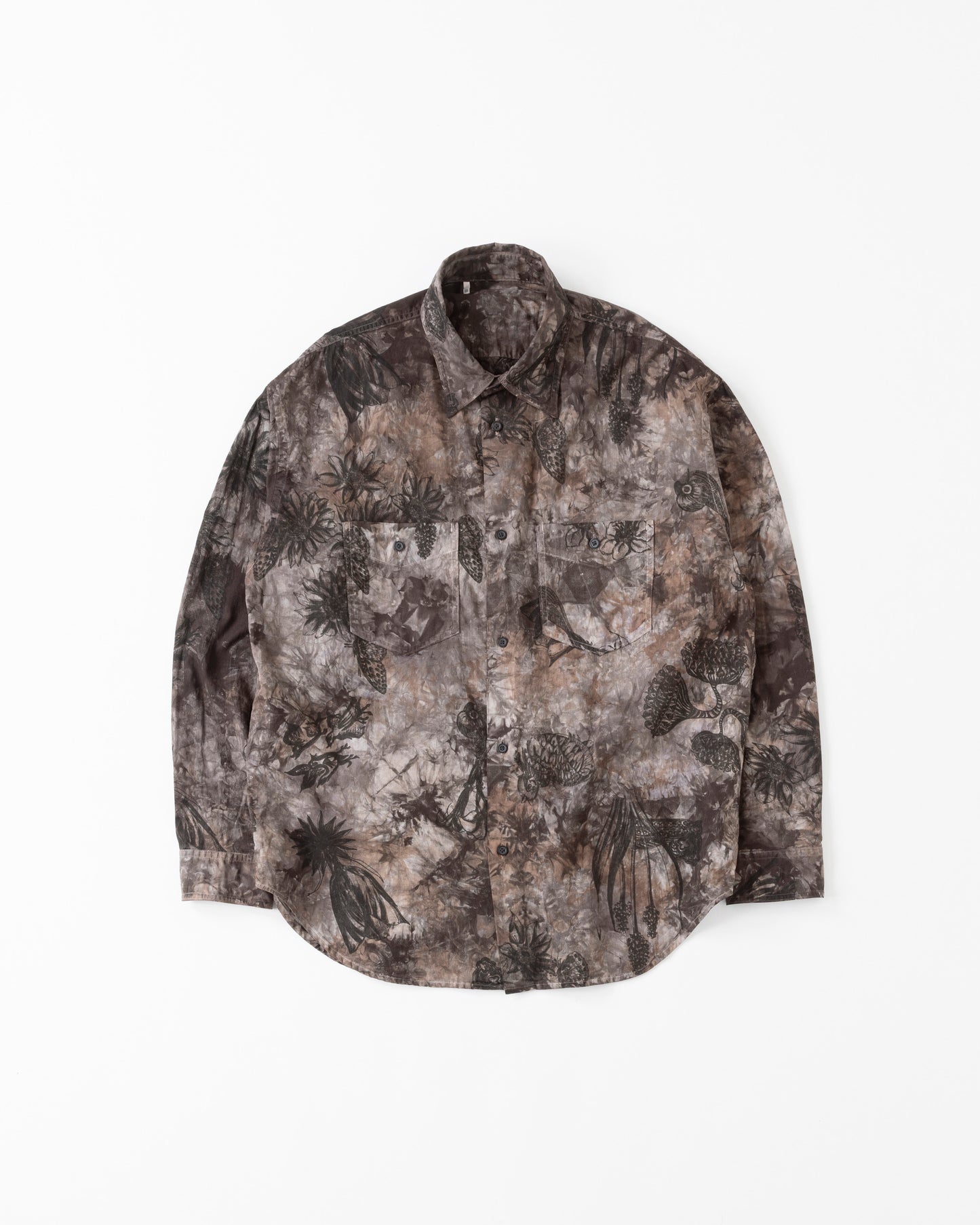 BOIL L/SHT - Hand Drawing SUMI Printing＋Overdye -