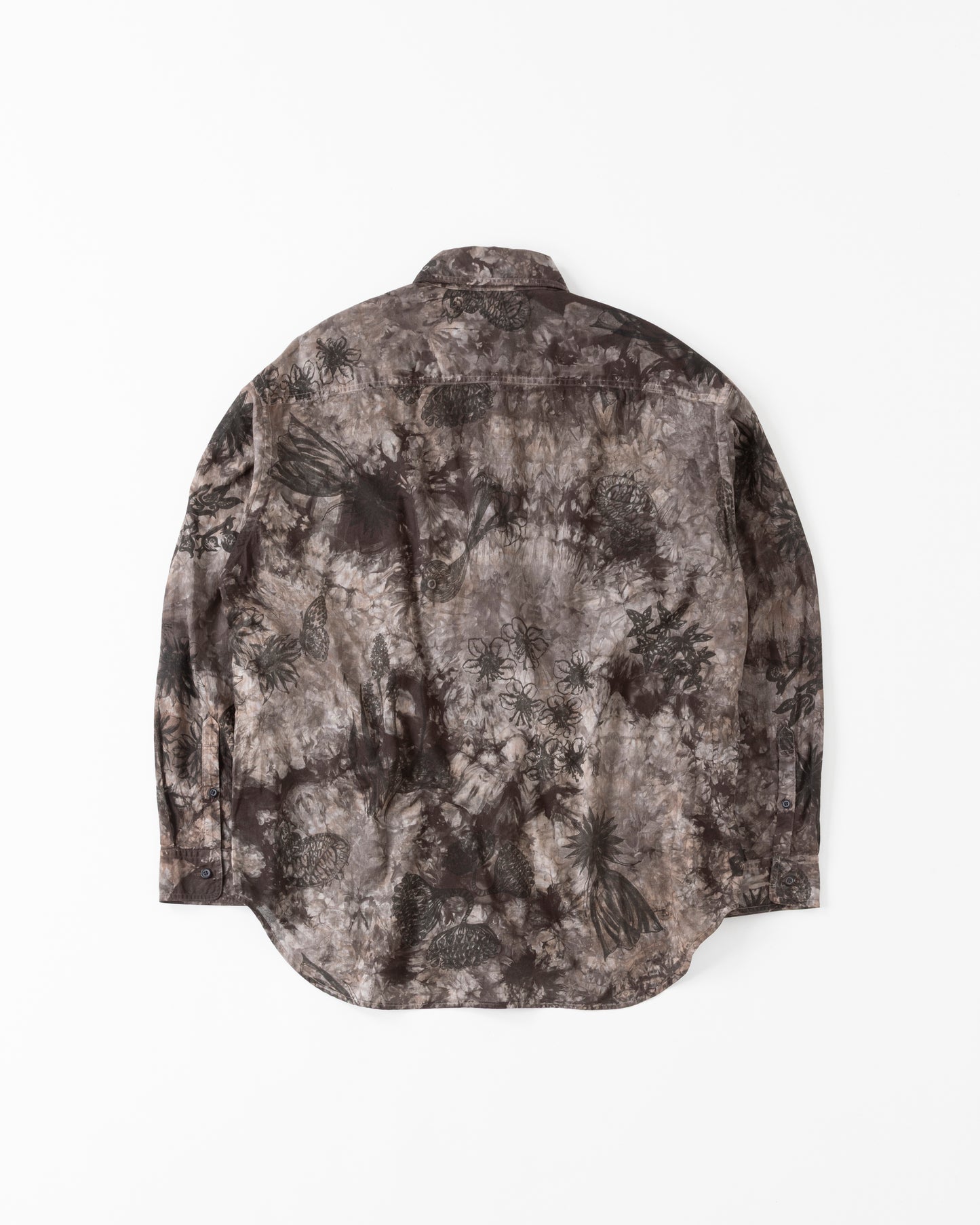 BOIL L/SHT - Hand Drawing SUMI Printing＋Overdye -