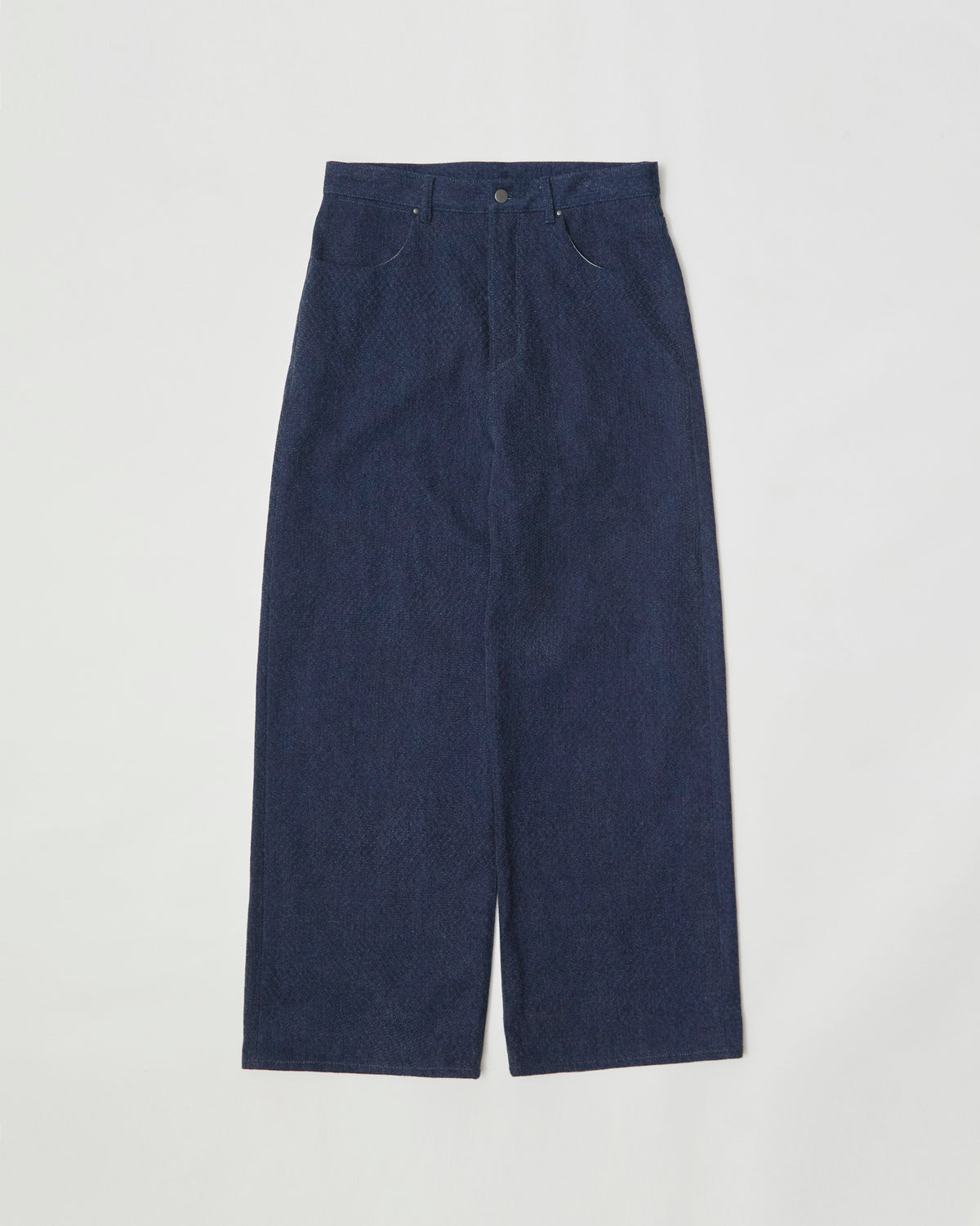 CURVY LEG TROUSER - 12.5oz Rainbow Denim ＋Needles Punch-