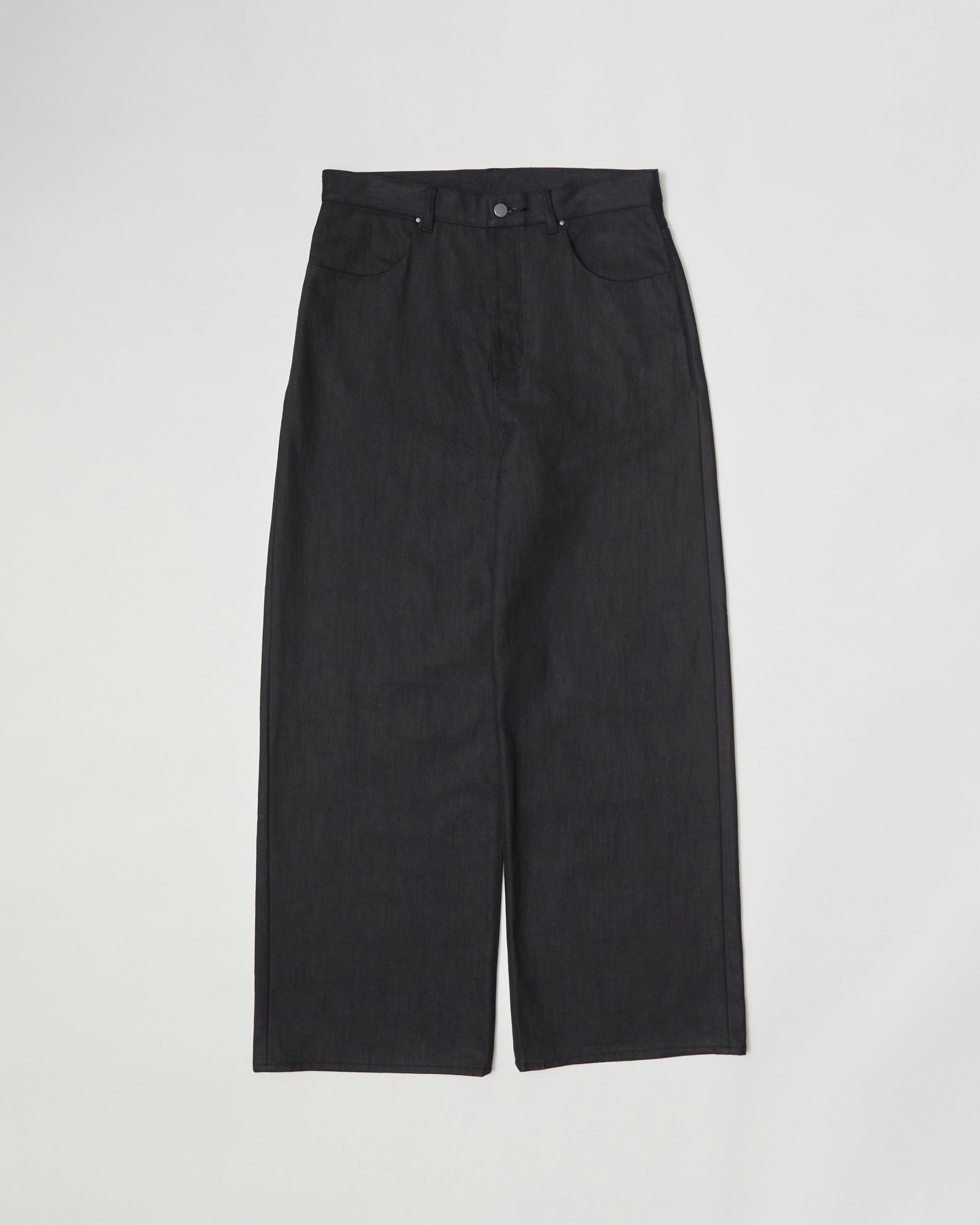 CURVY LEG TROUSER - 12.5oz Rainbow Denim + SUMI  Chintzfinish -