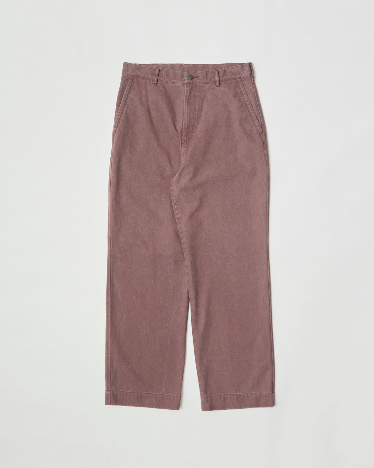 CHINO TROUSER- High-twisted pigment chino cloth -