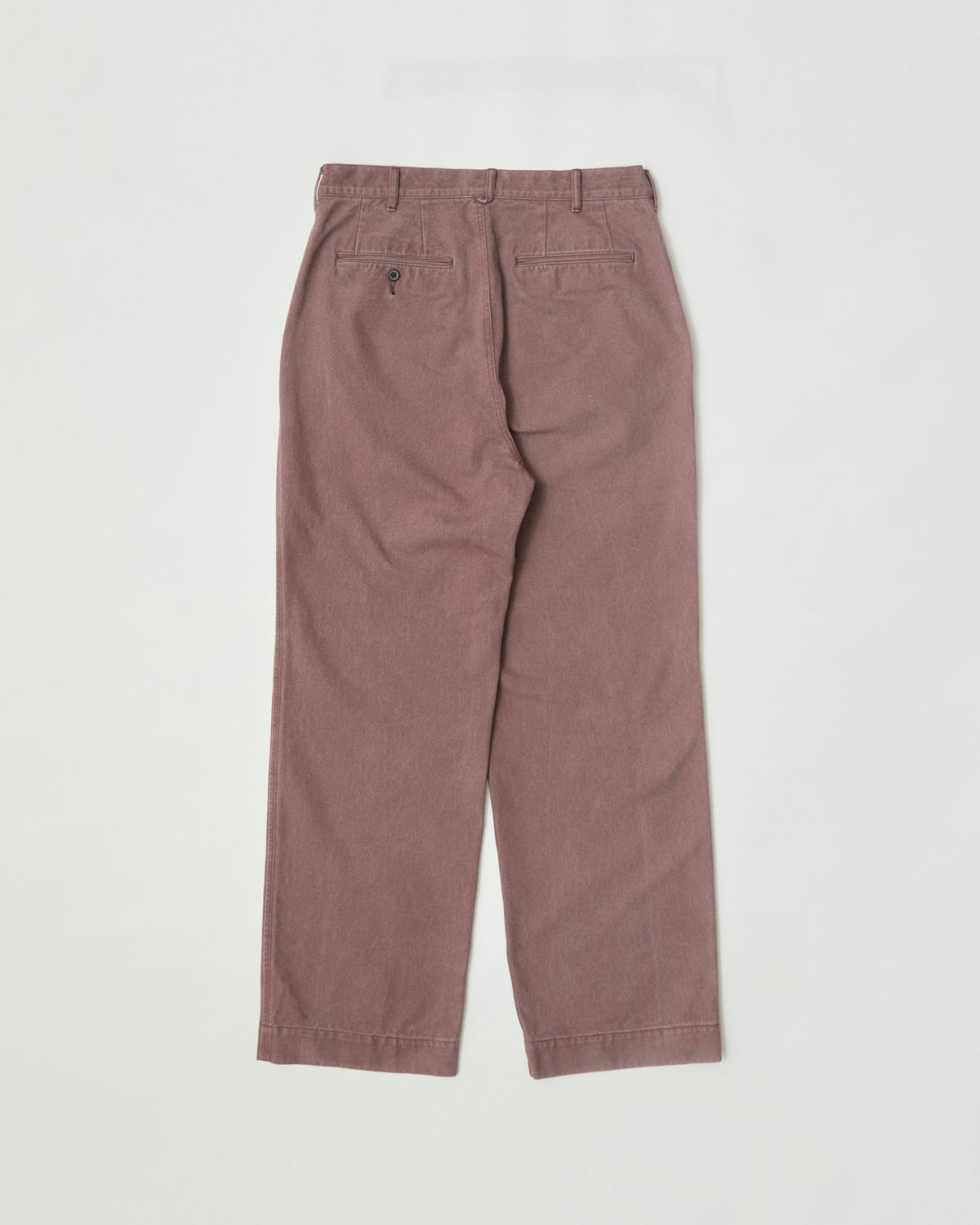 CHINO TROUSER- High-twisted pigment chino cloth -