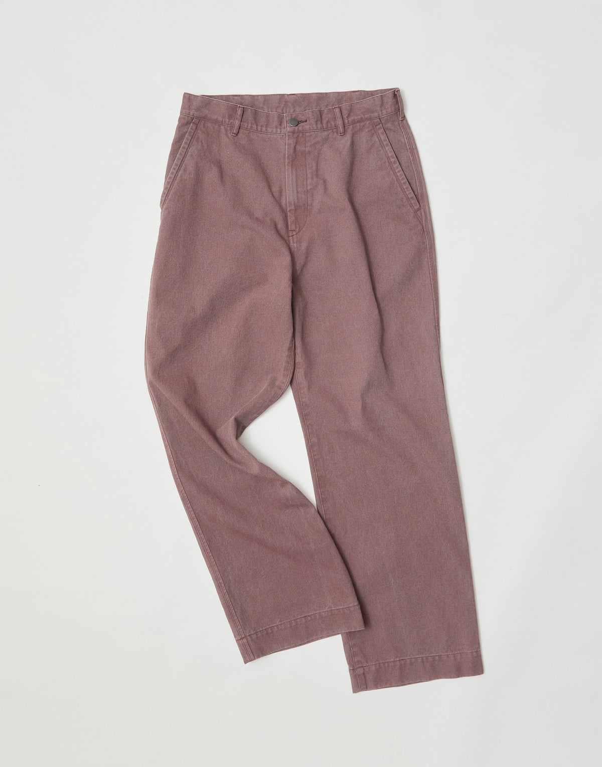 CHINO TROUSER- High-twisted pigment chino cloth -
