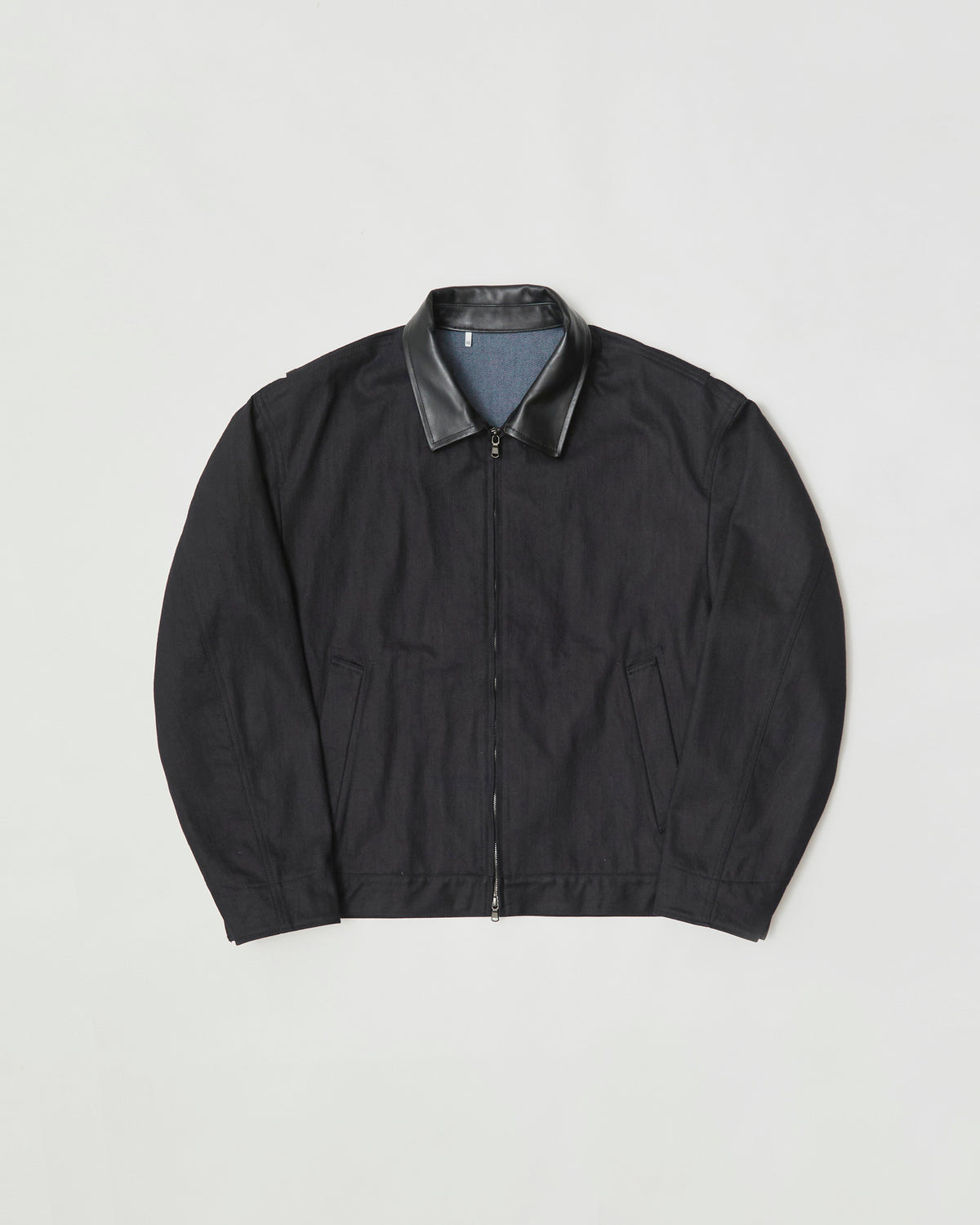 ZIP UP JACKET- 12.5oz Rainbow Denim + SUMI  Chintzfinish -