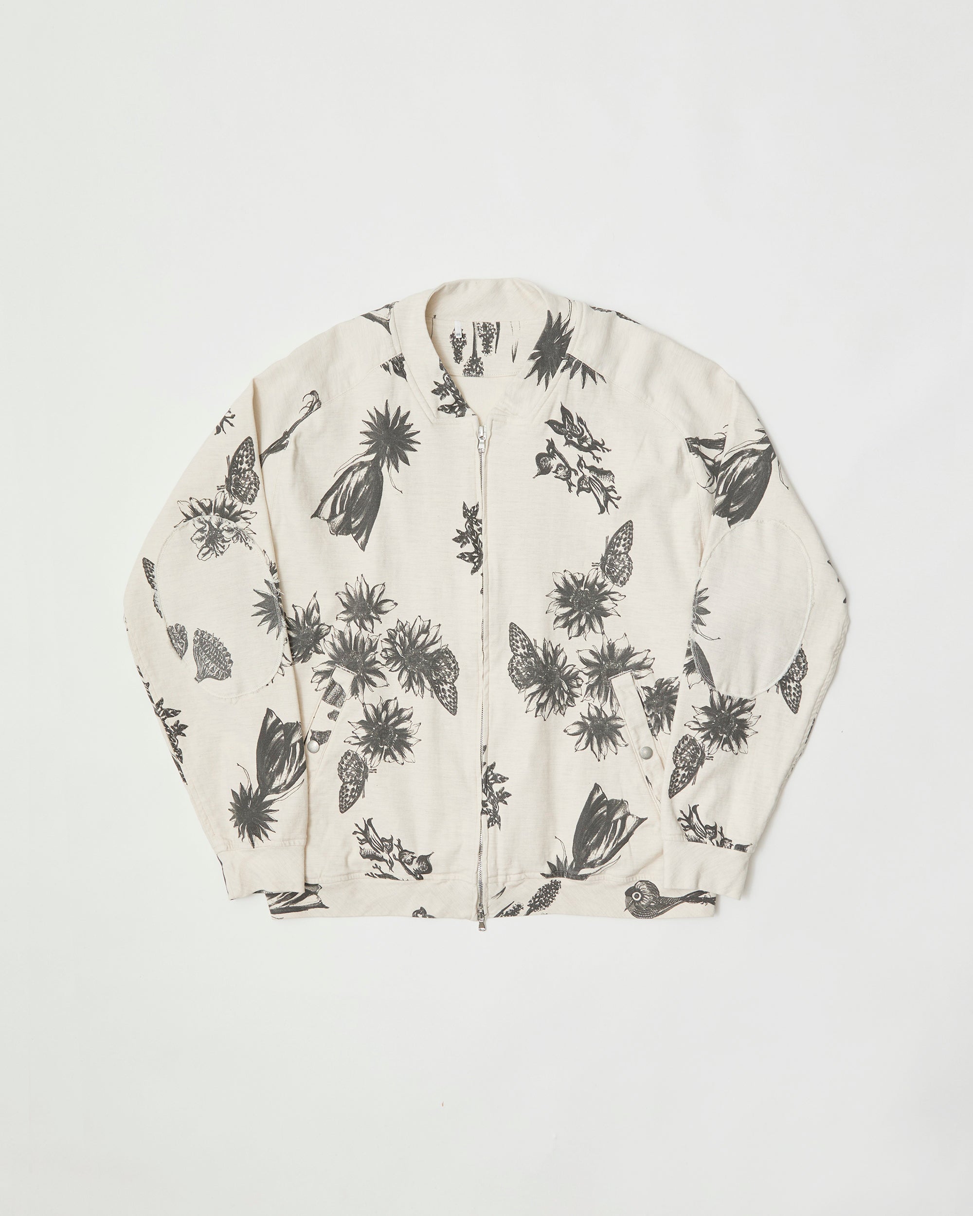 BOMBER BLOUSON- Drawing Sumi Print -