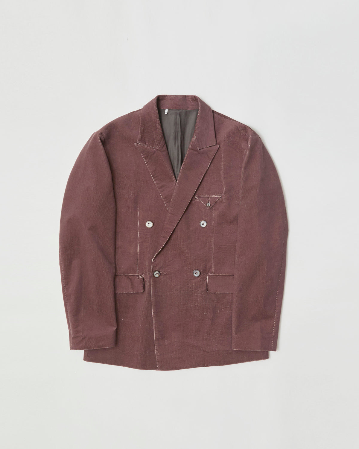 DOUBLE JACKET- Airy Corduroy Pigment Print -