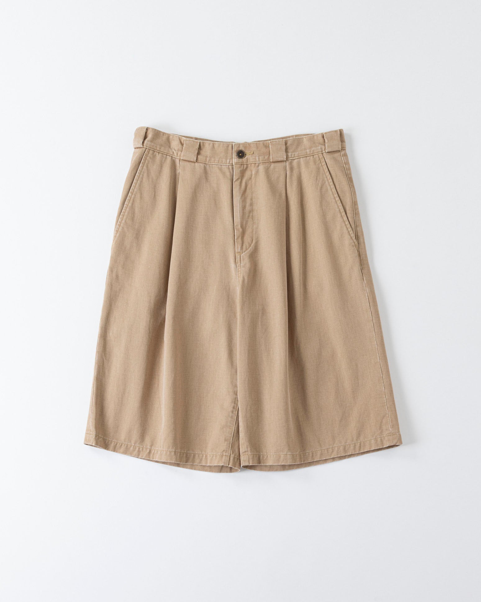 SHORT PANTS - Pigment Print Chino Cloth -